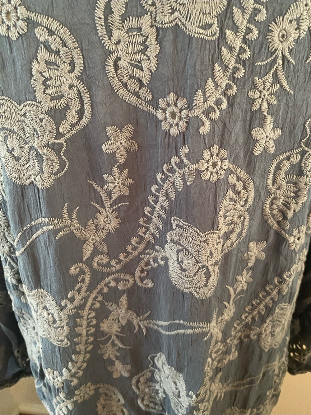 Johnny Was XL semi-sheer dress/tunic - Picture 6 of 9